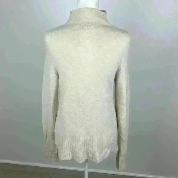 Madewell Cream Soft Turtleneck Sweater Size M - Picture 4 of 10